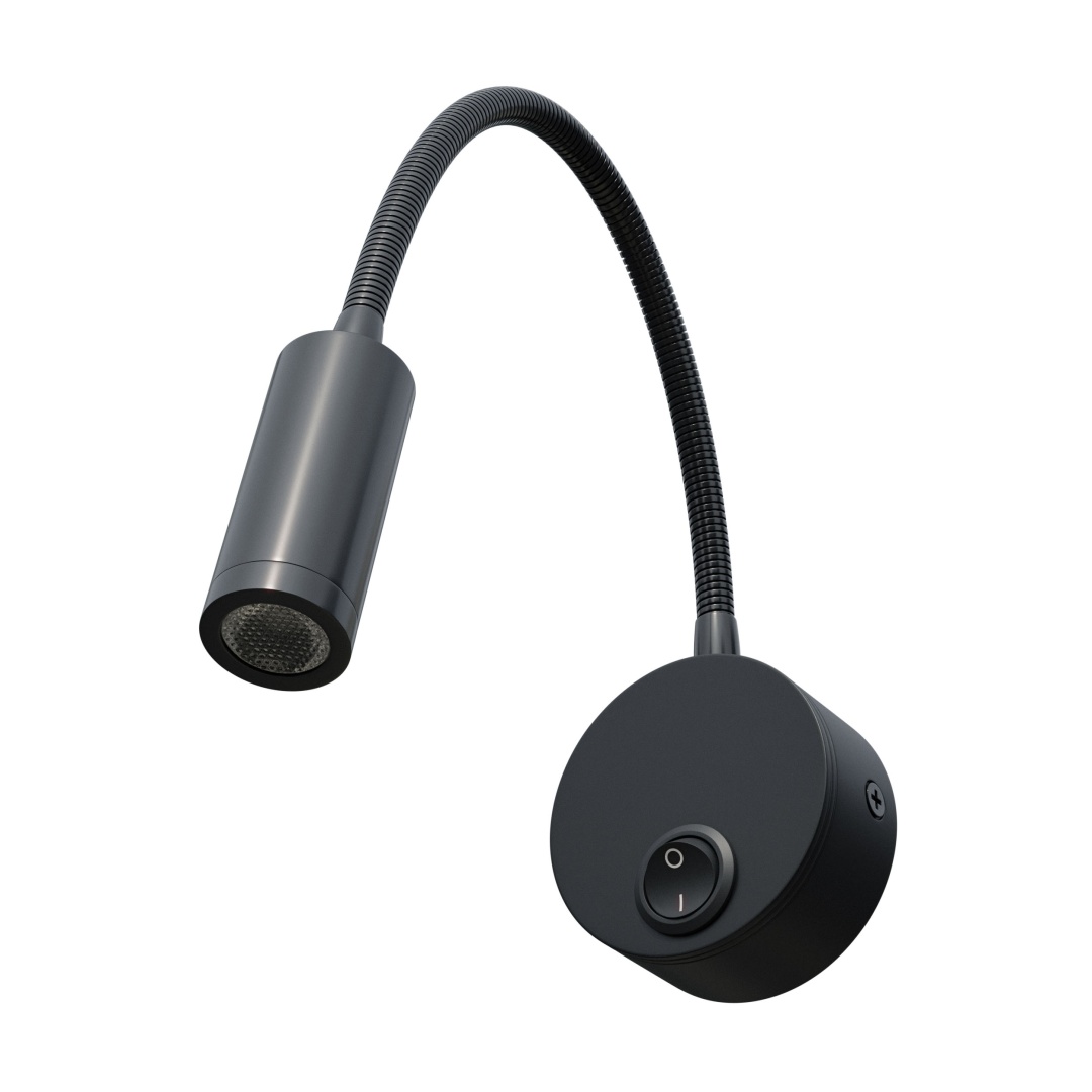 200247 Бра OMEGA LED 3W 155LM G ЧЕРНЫЙ 4000K в строительном магазине