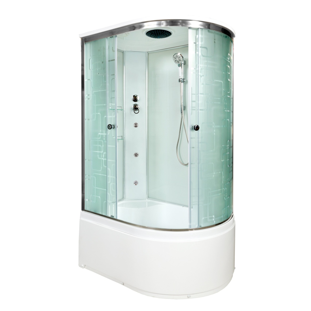 Душевая кабина Deto EM4512 L с гидромассажем в строительном магазине