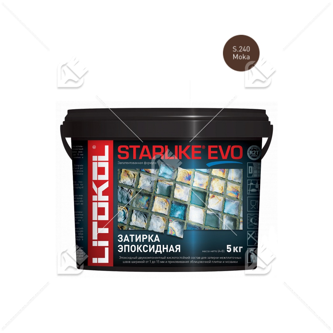 Затирка Litokol Starlike Evo S.240 мокко 5кг