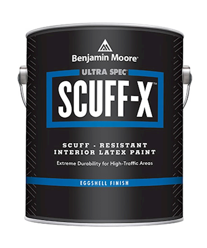 Краска Benjamin Moore Ultra Spec SCUFF-X 485 Eggshell Finish Бенджамин Мур Скаф Икс 3,8л в строительном магазине