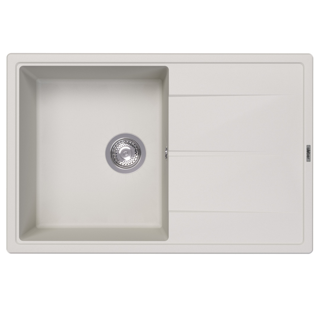 Кухонная мойка ABBER Quarz AQ2904W белый в строительном магазине