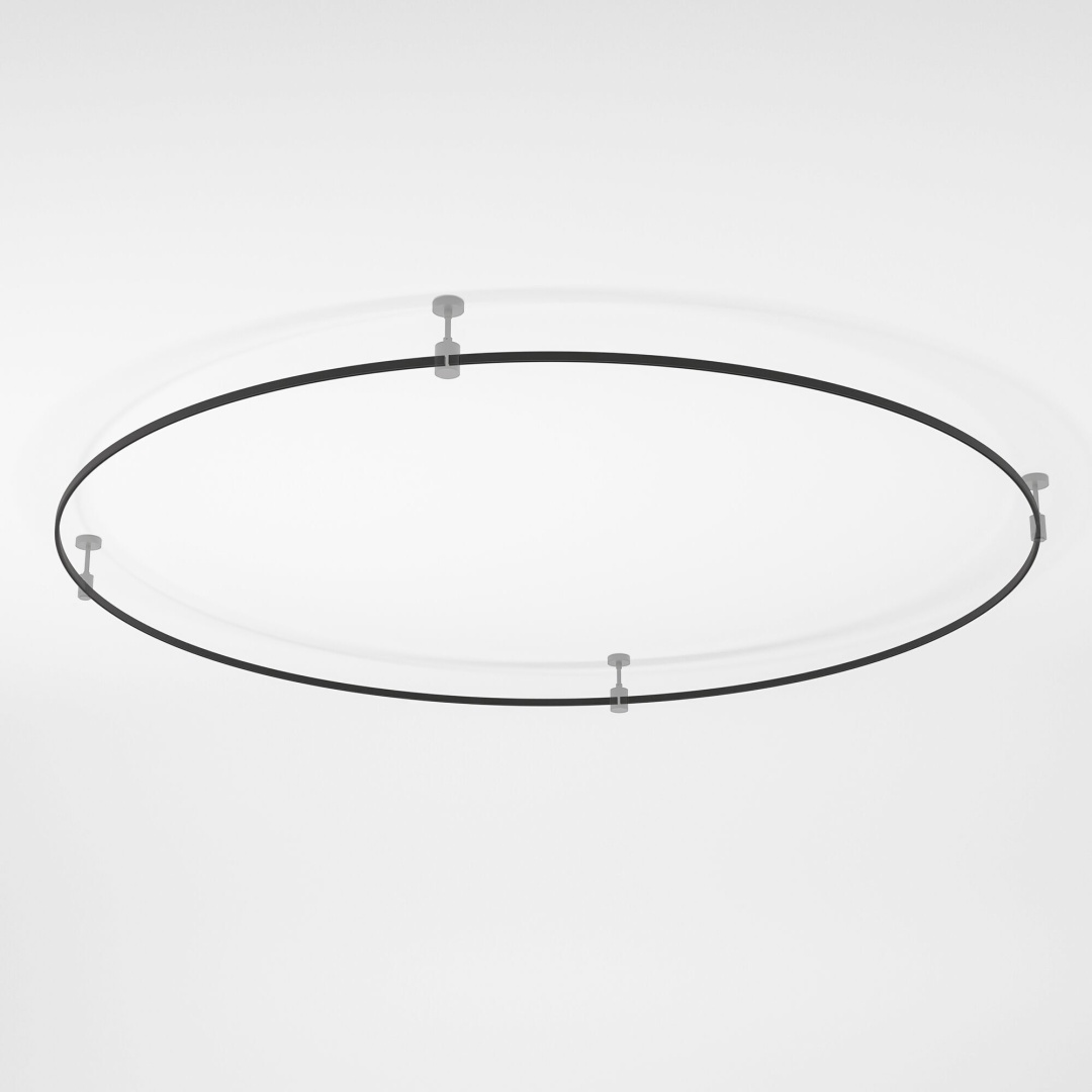 Esthetic Magnetic Шинопровод Round черный Ø1800 85218/00 в строительном магазине