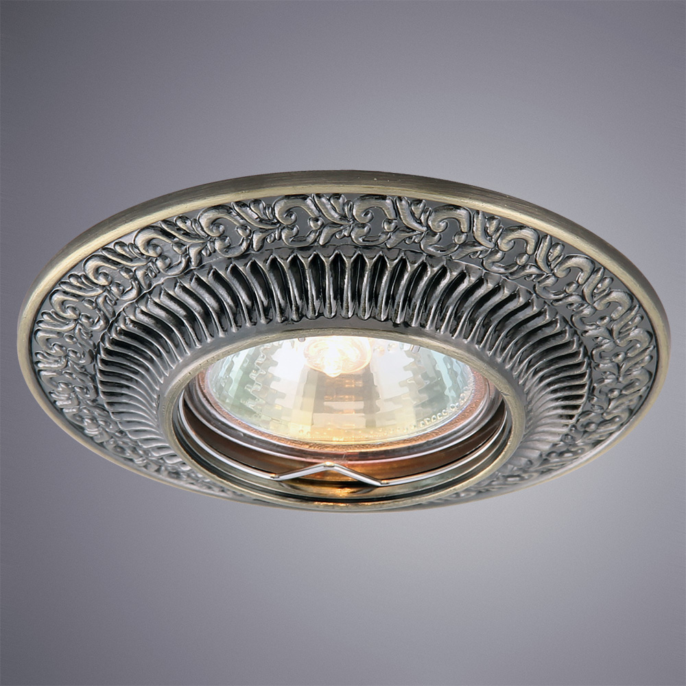 Точечный встраиваемый светильник Arte Lamp OCCHIO A5280PL-1AB в строительном магазине