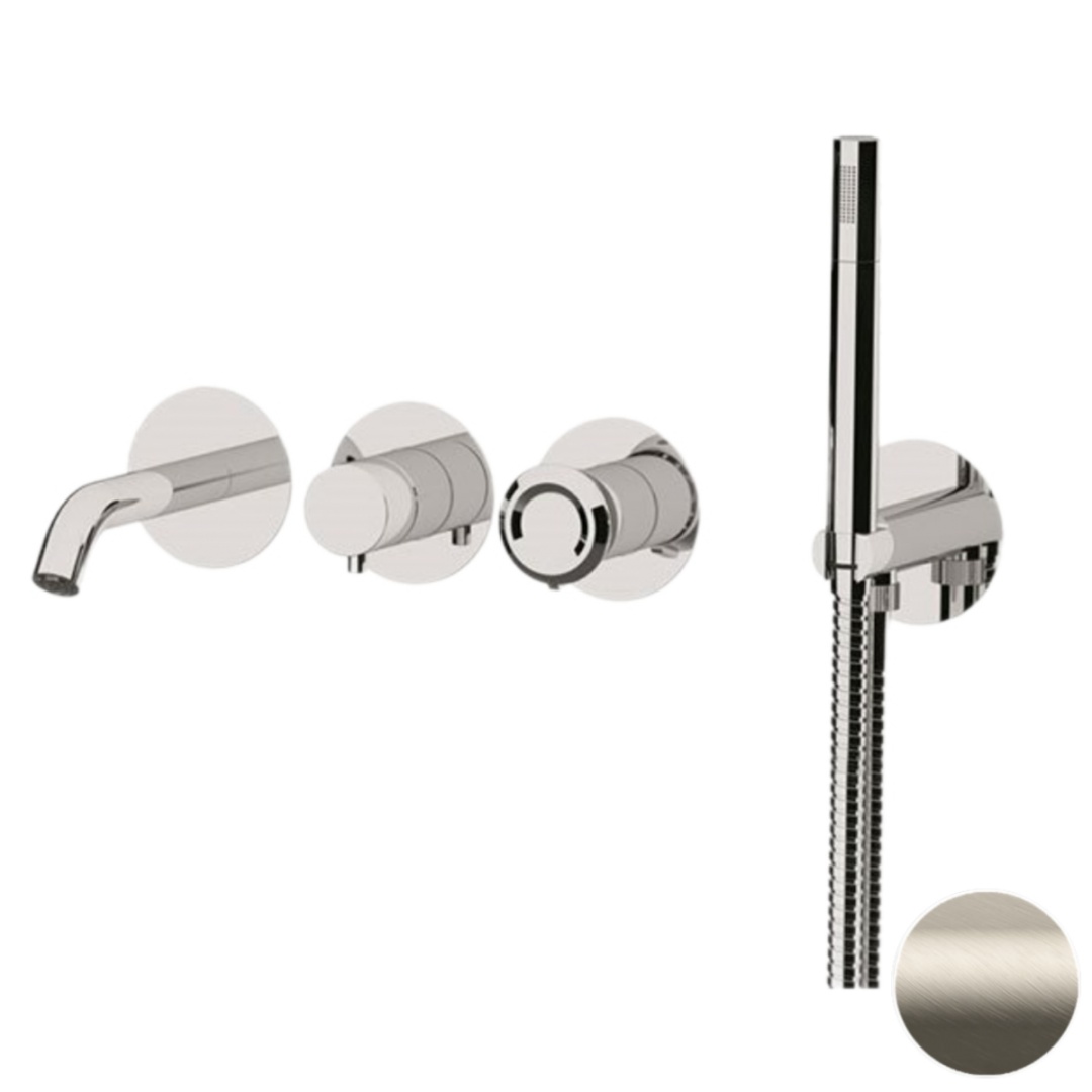 Смеситель для ванны Remer Element ET53D2PXV, сталь в строительном магазине