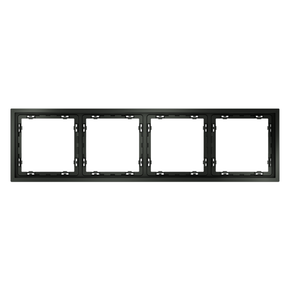 Рамка пластиковая VOLTUM S70 на 4 поста, (титан) в строительном магазине