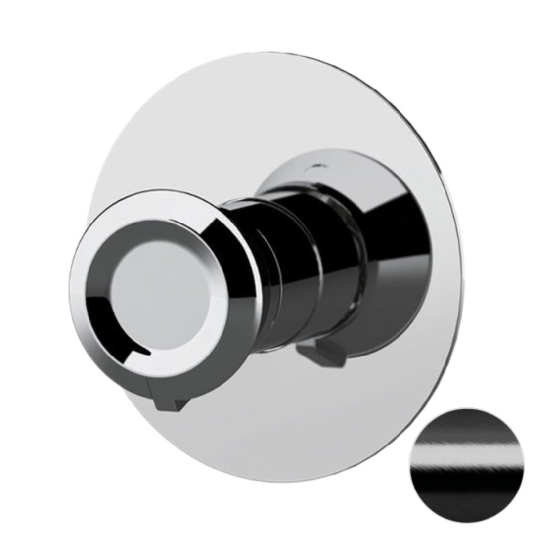 Смеситель для душа Remer Element ET30LCFP, черный брашированный хром в строительном магазине