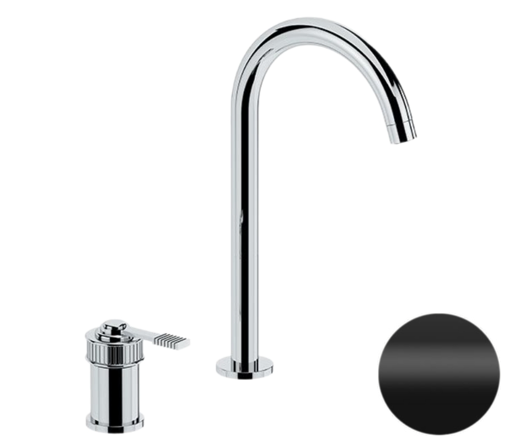 Смеситель для раковины Remer Atelier AL57LNO, черный матовый в строительном магазине