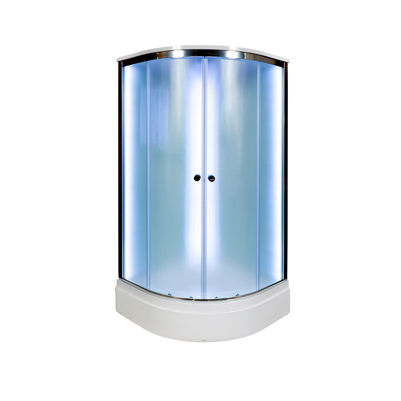 Душевая кабина Deto D 278 S с LED подсветкой в строительном магазине