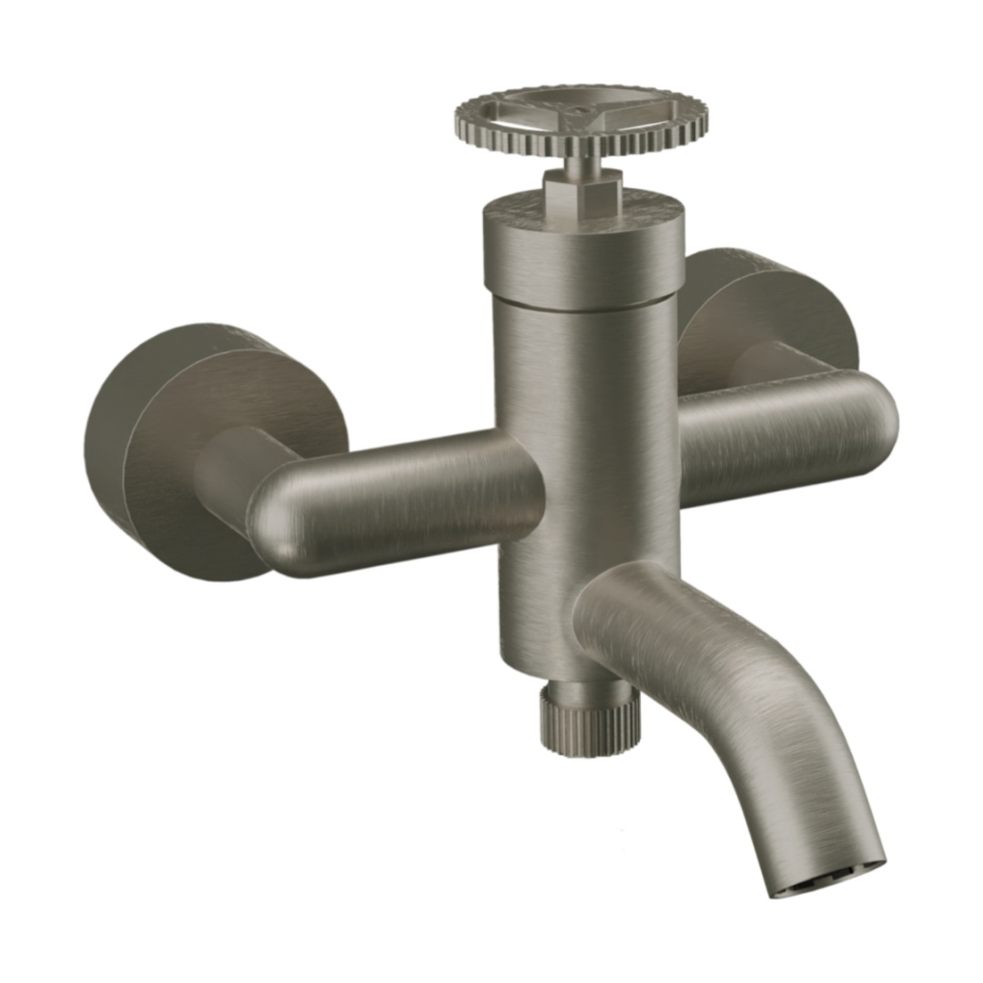 Смеситель для ванны Remer Chrono CH05XV, сталь в строительном магазине