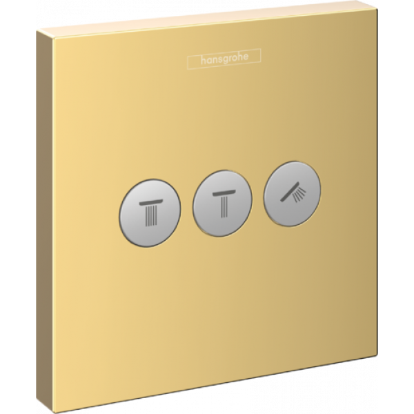 Переключатель потоков Hansgrohe ShowerSelect 15764990, полированное золото в строительном магазине