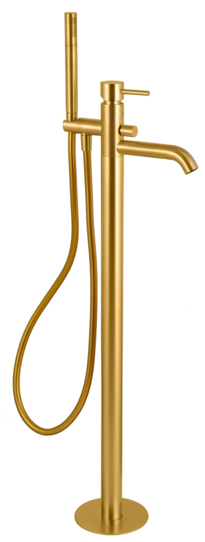 Смеситель для ванны Remer X Style X08BG, золото брашированное в строительном магазине