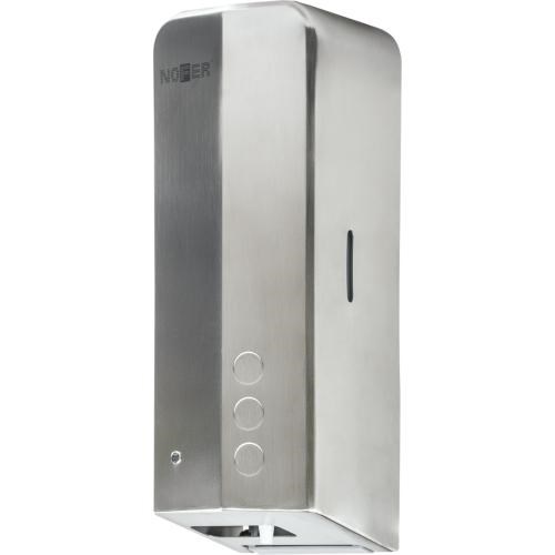 Дозатор жидкого мыла Nofer Automativ Evo 03039.S, хром матовый в строительном магазине