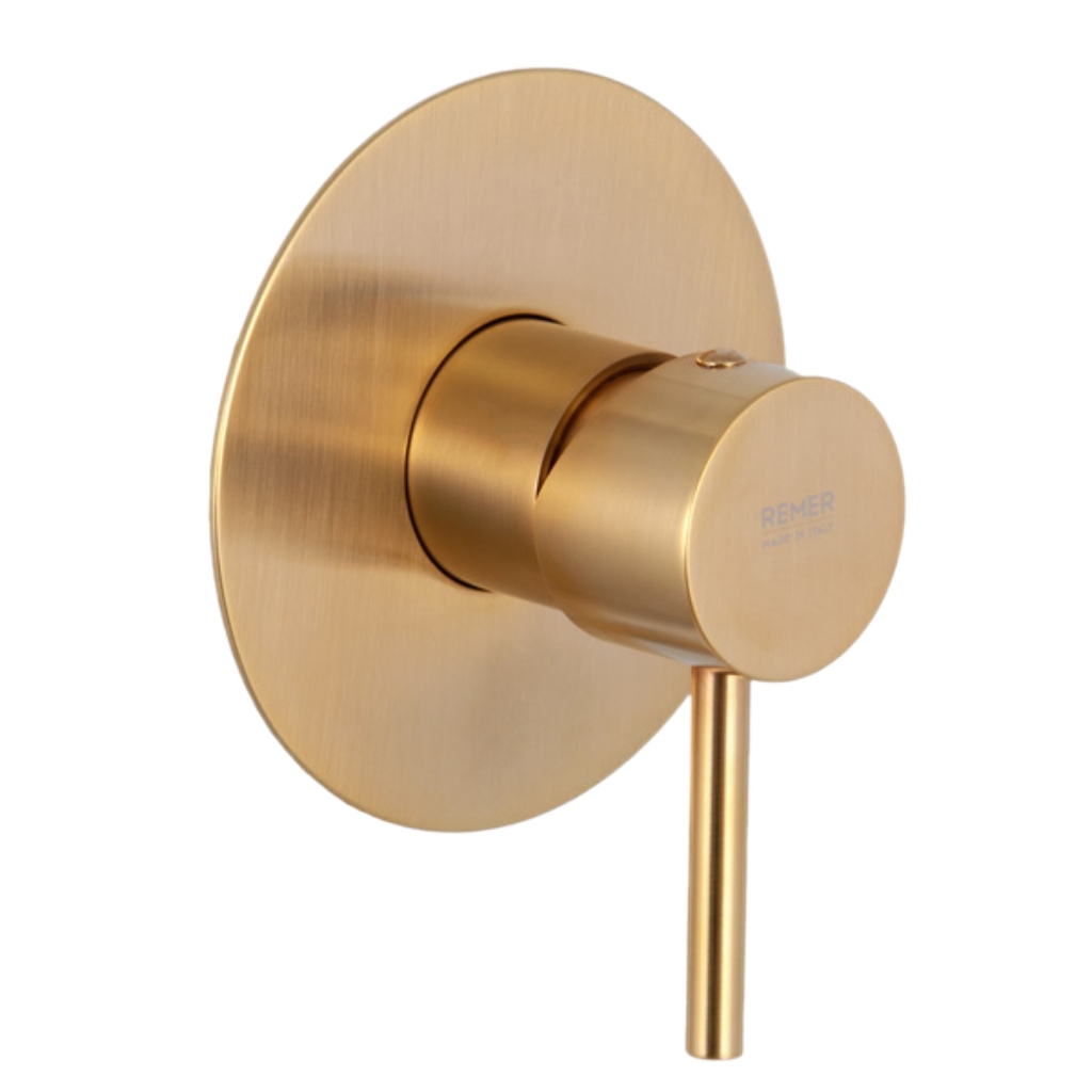 Смеситель для душа Remer X Style X30LBG, золото брашированное в строительном магазине