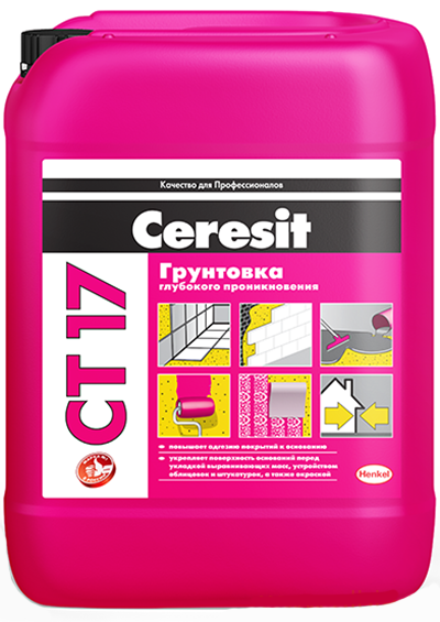 Грунт Ceresit CT 17 (Церезит СТ 17) универсальный 5л