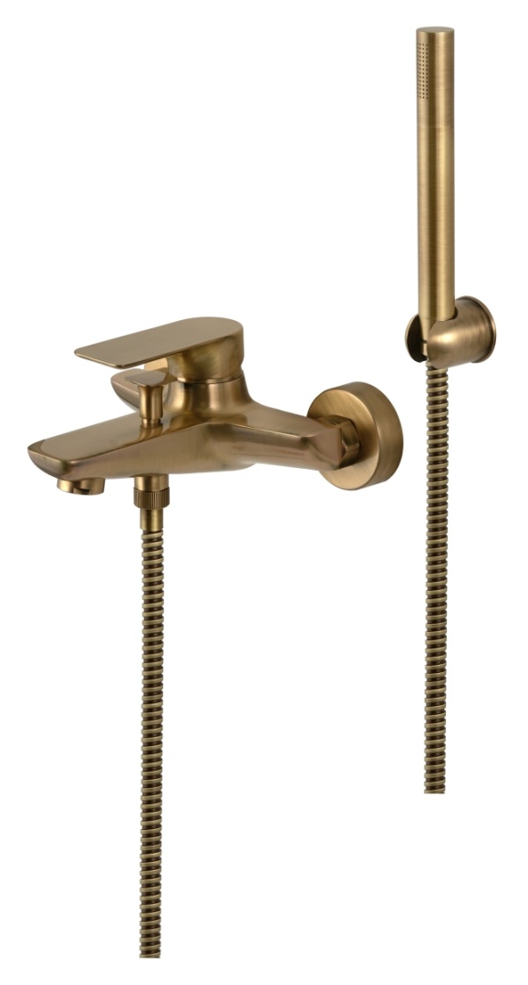 Смеситель для ванны Remer Infinity I02VO, состаренная латунь в строительном магазине
