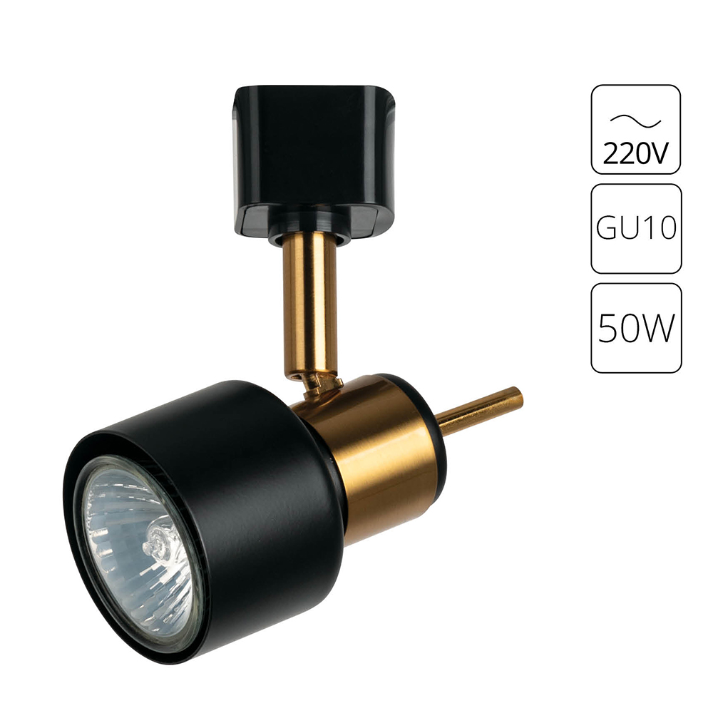 Трековый светильник Arte Lamp ALMACH A1906PL-1BK в строительном магазине
