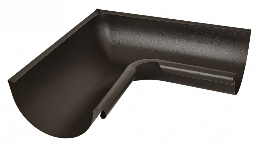 Угол желоба внешний 90 гр. Aquasystem Pural Matt RR 32 (Темно-коричневый) 90/125