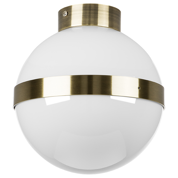 812111 Люстра GLOBO 1х40W E14 antique bronze/white в строительном магазине