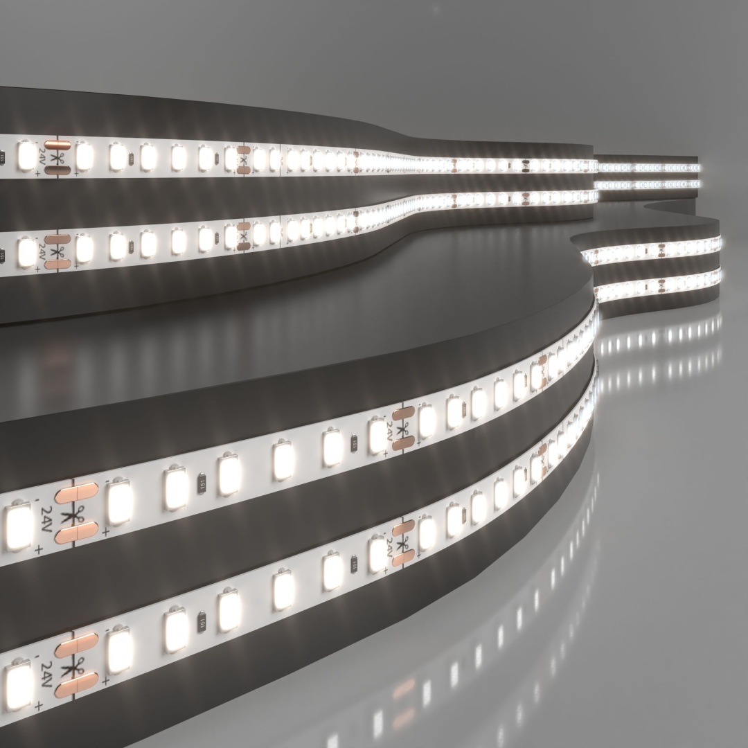 Светодиодная лента 24 В 8 Вт/м 120Led/м 2116 IP20, дневной белый 4200K, 5 м 2116 24V 120Led 8W IP20 в строительном магазине