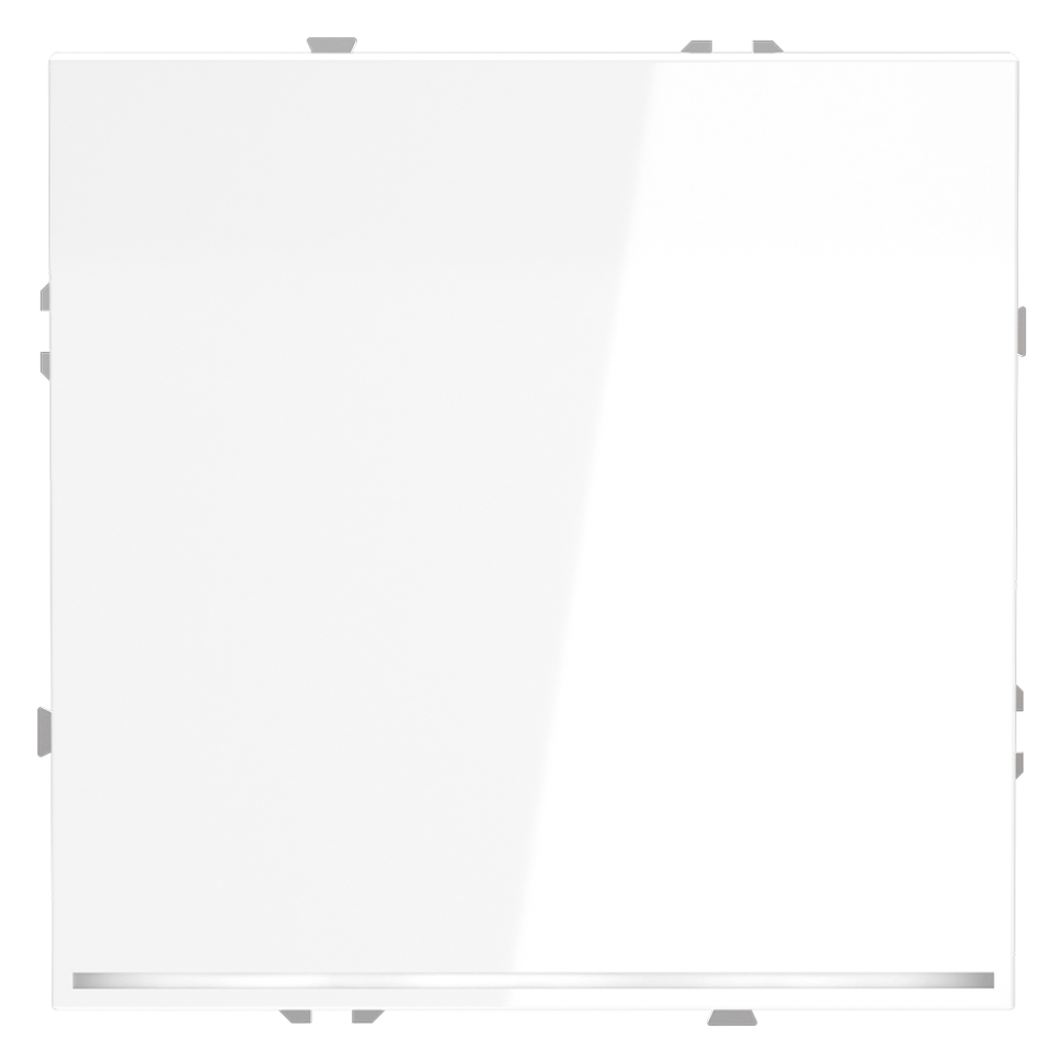 Выключатель встраиваемый VOLTUM S70 одноклавишный с подсветкой 10А, (белый глянцевый) в строительном магазине