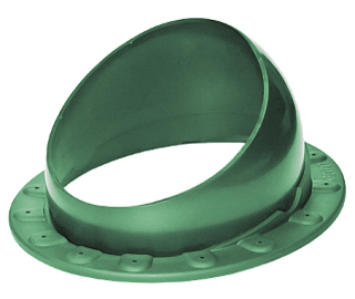 Krovent Base-VT Seam 125-150 основание вентиляционной трубы под фальц зеленый (RAL 6005)