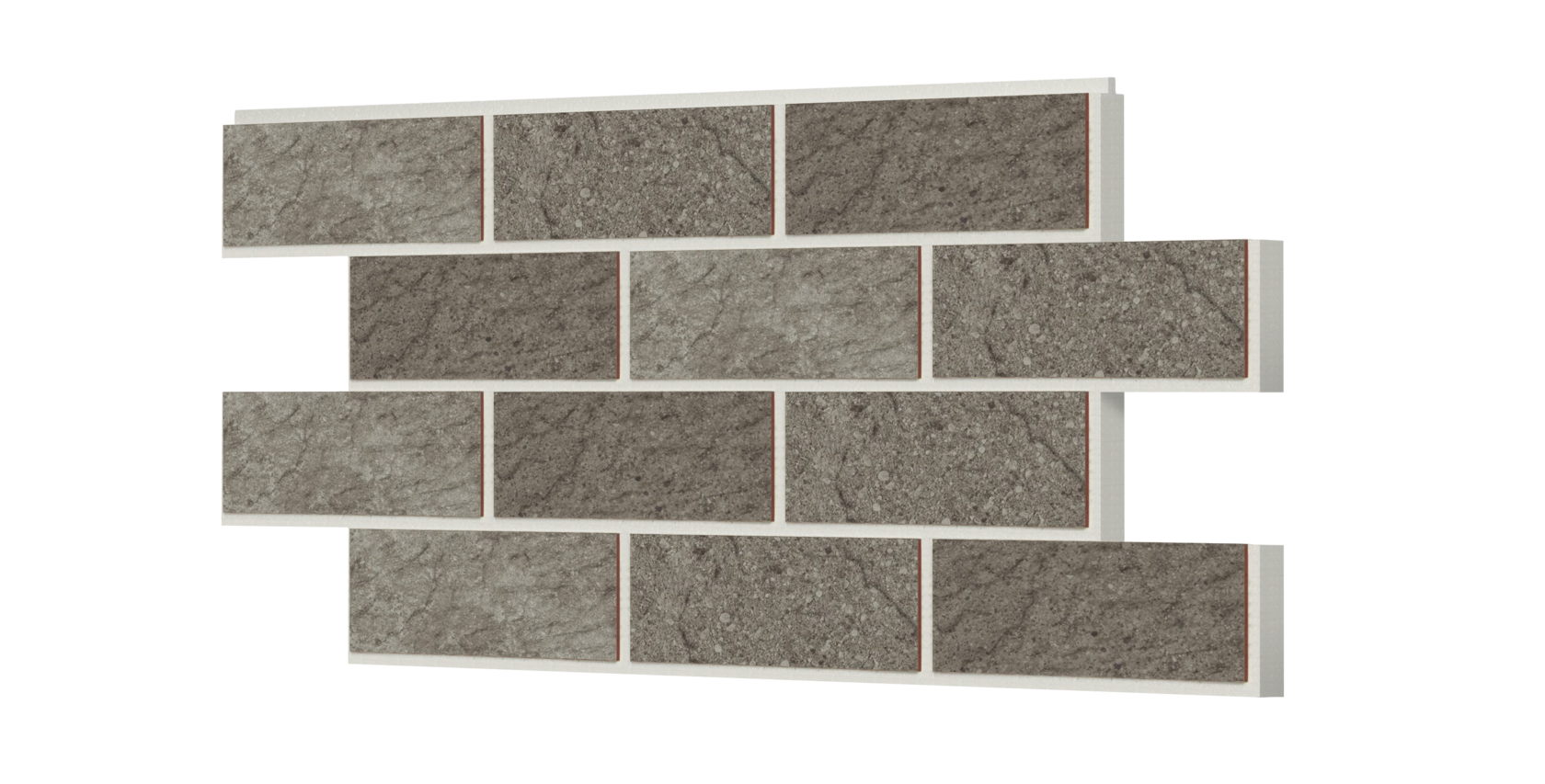 Цокольная термопанель ППС CERRAD Kamien Saltstone Grafit 93,9 х 63,6