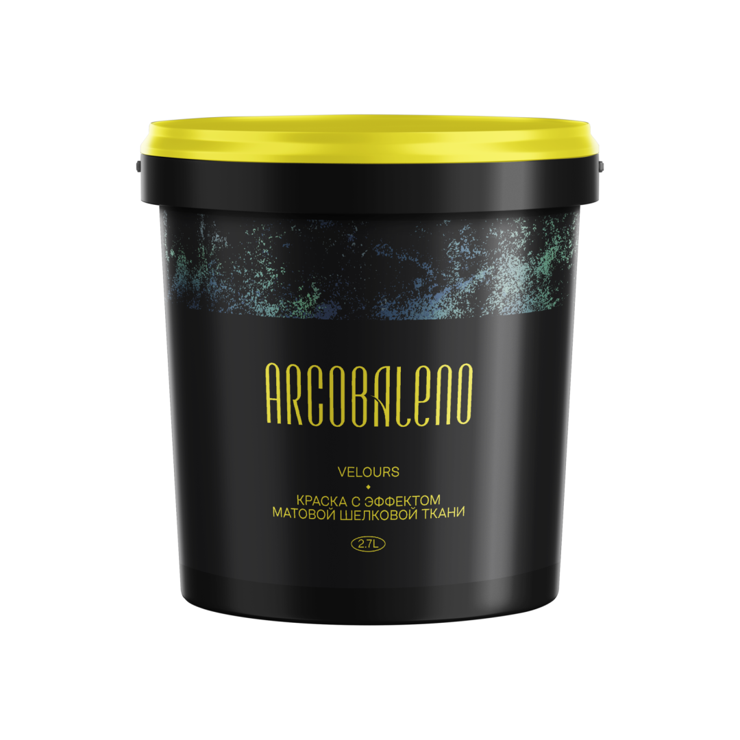 Декоративная краска Arcobaleno Velours 0,9л в строительном магазине