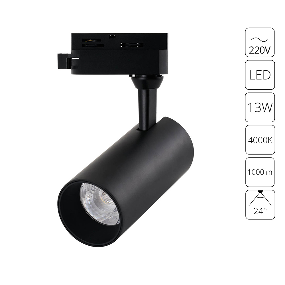 Трековый светильник Arte Lamp REGULUS A4568PL-1BK в строительном магазине