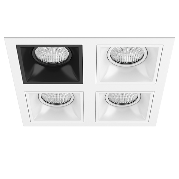 D54607060606 Светильник DOMINO QUADRO МR16 (214546+214507+214506+214506+214506) в строительном магазине