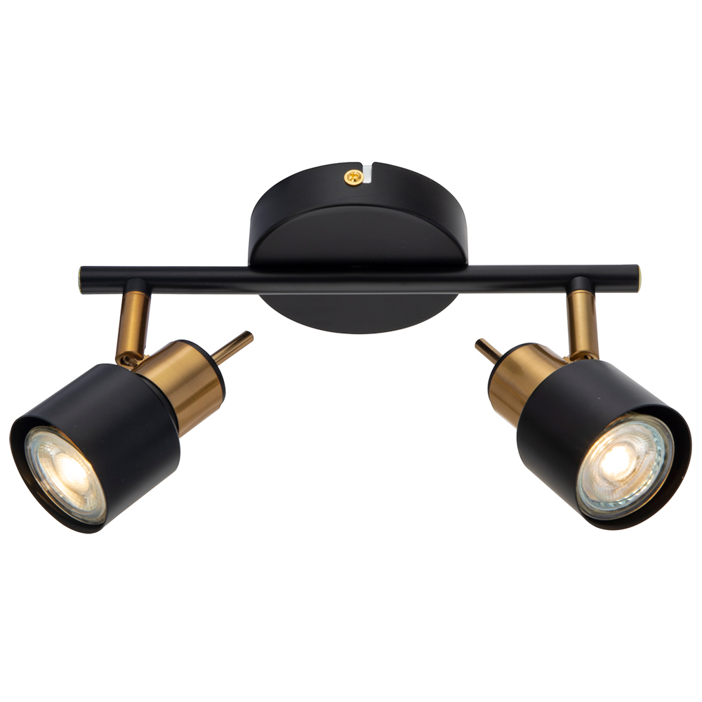 Спот Arte Lamp ALMACH A1906PL-2BK в строительном магазине
