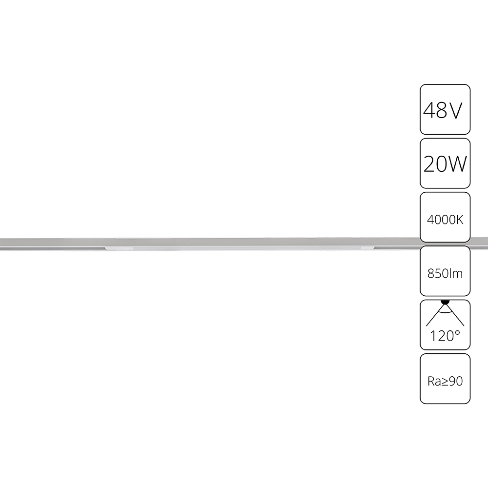 Магнитный трековый светильник Arte Lamp OPTIMA A7264PL-1WH в строительном магазине
