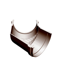 Угол желоба универсал 135 гр Docke Premium ПВХ Шоколад