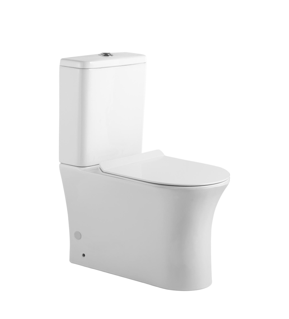 Унитаз напольный Agger AT01000 безободковый, сиденье с микролифтом в строительном магазине