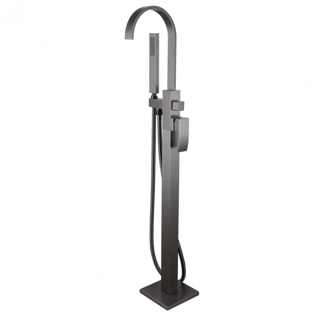 Смеситель ABBER Wasserfall AF8615NG напольный, никель в строительном магазине