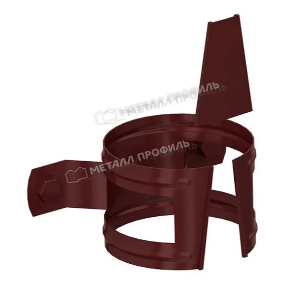 Держатель трубы (на дерево) Металл Профиль Foramina PUR D100 Ral 8017