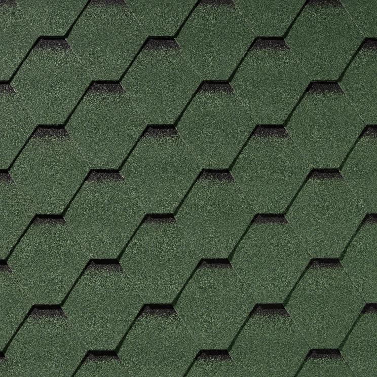 Гибкая черепица Quiet Tile Shadow Нефрит