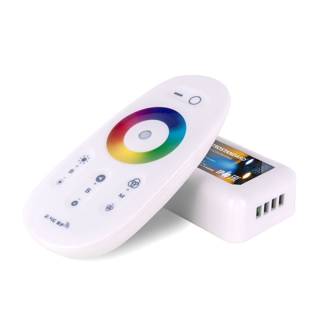 Сенсорный контроллер для светодиодной ленты RGB с ПДУ 12V (радио) IP40 LSC 010 в строительном магазине