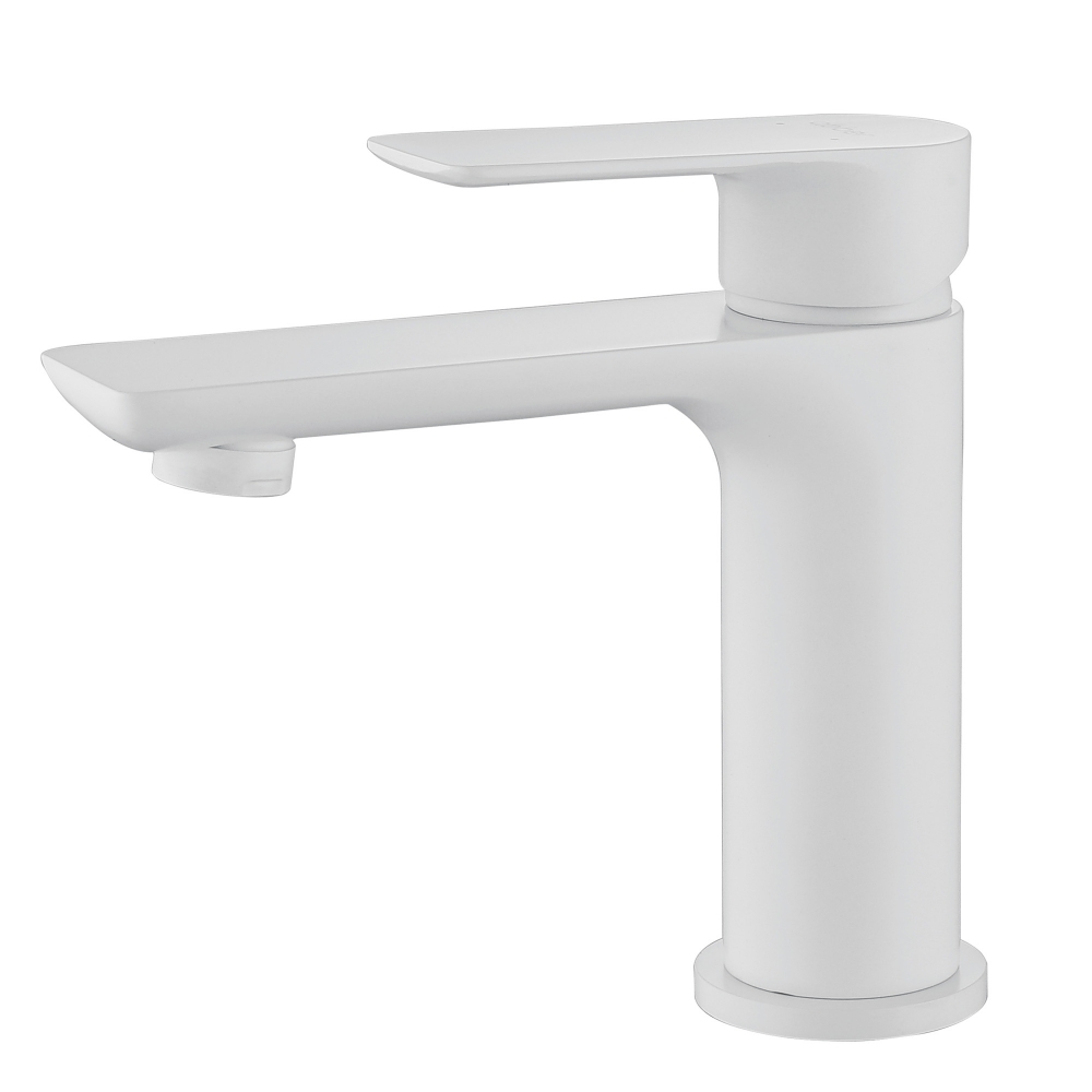 Смеситель ABBER Weiss Insel AF8010FW для раковины, белый матовый в строительном магазине