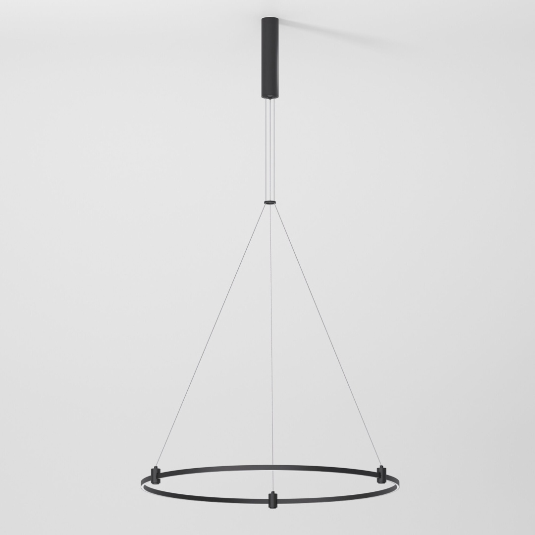 Esthetic Magnetic Шинопровод с тросовыми креплениями Round черный ⌀800 85138/00 в строительном магазине