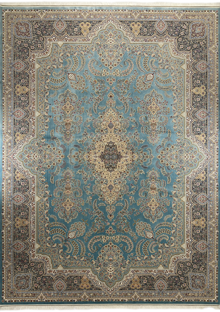 Ковер КУМ 4734 BEIGE/CYAN в строительном магазине