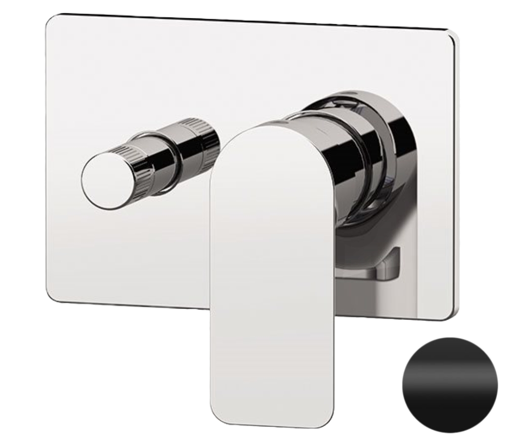 Смеситель для душа Remer Infinity I09HRGNO, черный матовый в строительном магазине