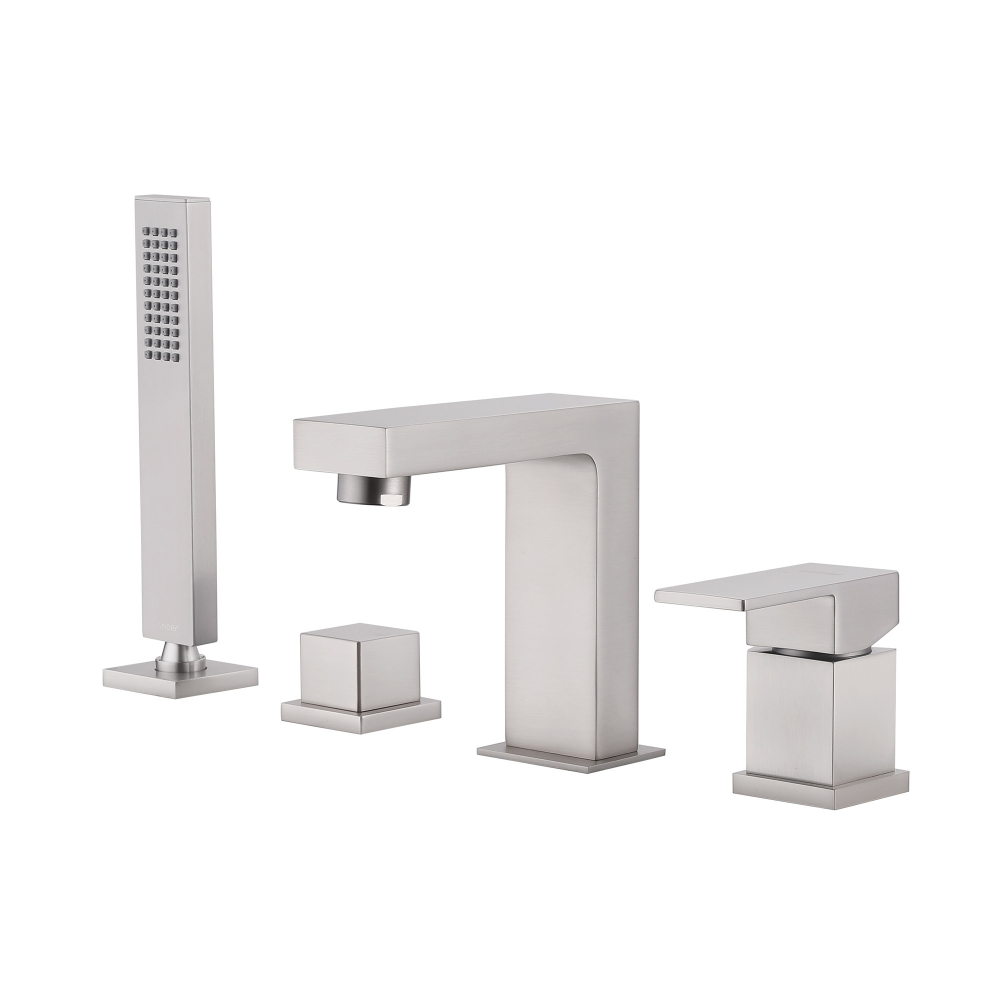 Смеситель ABBER Daheim AF8213SP на борт ванны, сатин в строительном магазине