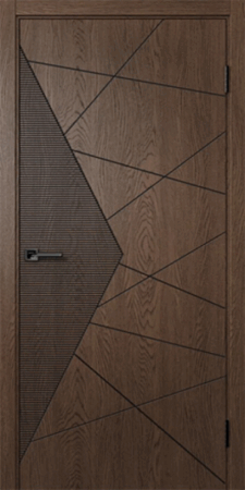 Дверь межкомнатная 5-72 Синди-2 ДГ Орех в строительном магазине