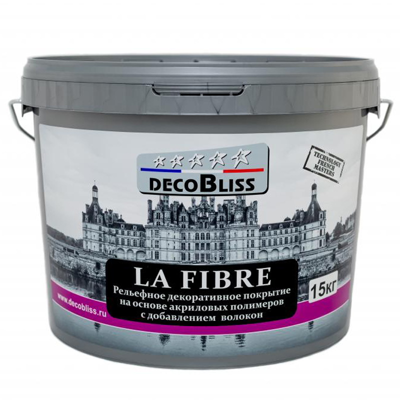 DecoBliss La Fibre- Декоблисс Ла Фибре 15кг в строительном магазине