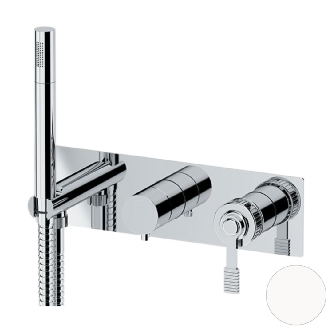 Смеситель для душа Remer Atelier AL97D2BO, белый матовый в строительном магазине