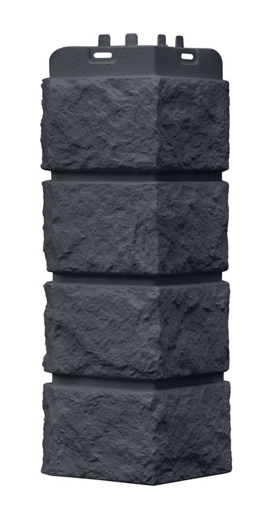 Наружный угол Grand Line Classic Колотый камень Графит