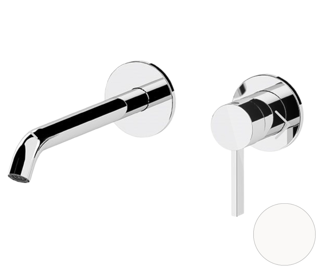 Смеситель для раковины Remer Metrica MC15PBO, белый матовый в строительном магазине