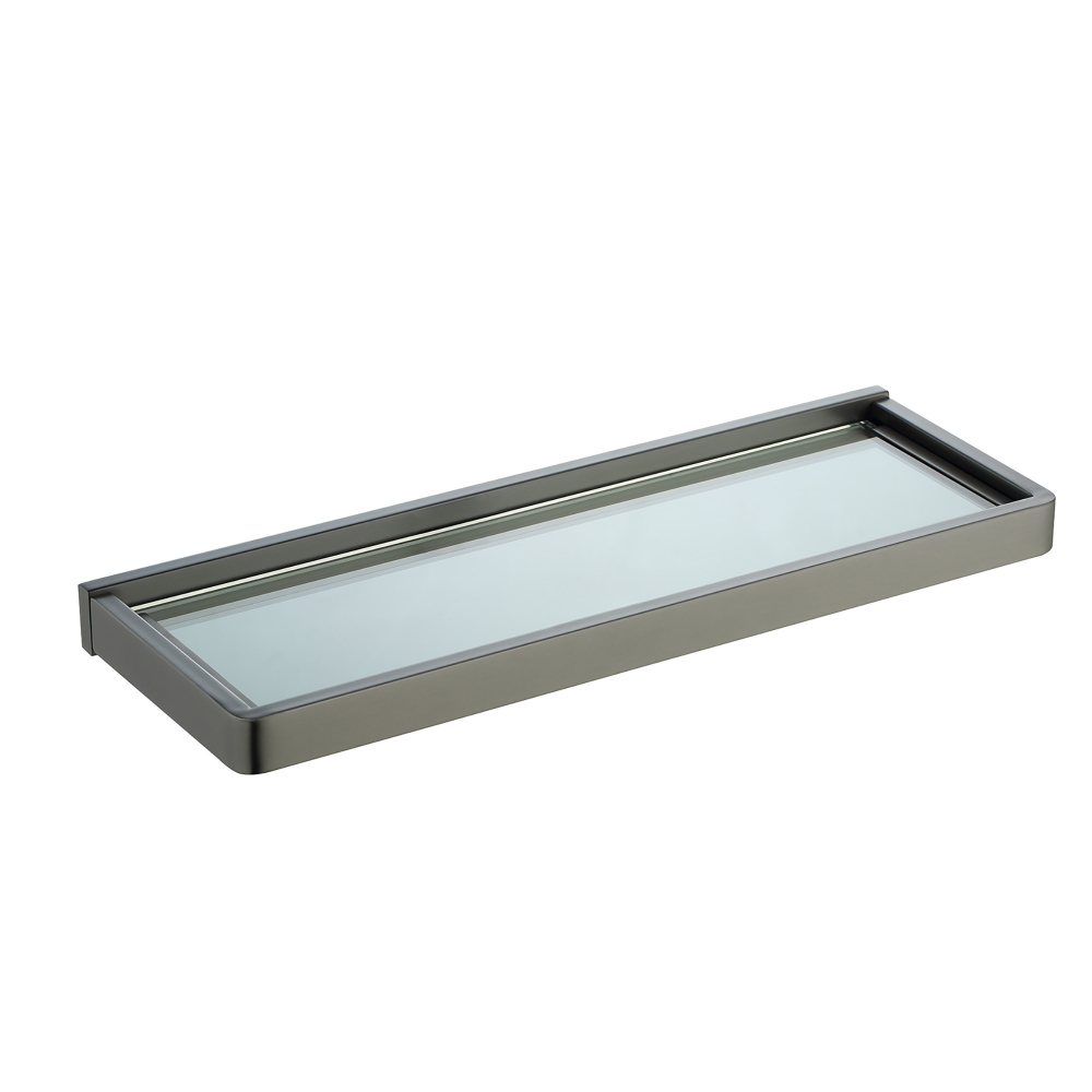 Полка стеклянная ABBER Westen AA1759NG никель в строительном магазине