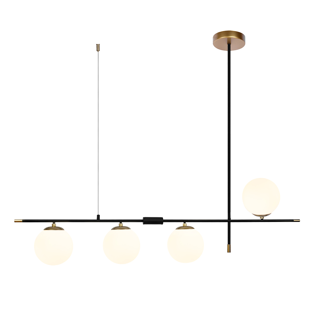 Люстра на штанге Arte Lamp ARKAB A2225SP-4BK в строительном магазине
