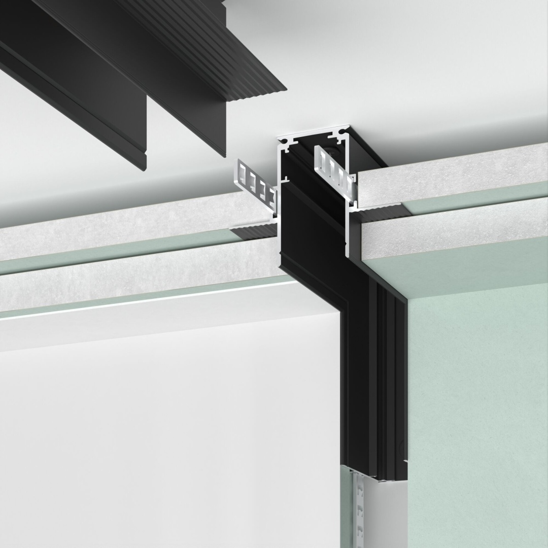 Slim Magnetic Коннектор угловой внутренний для встраиваемого шинопровода под ГКЛ 12,5мм (черный) 85211/00 85211/00 в строительном магазине